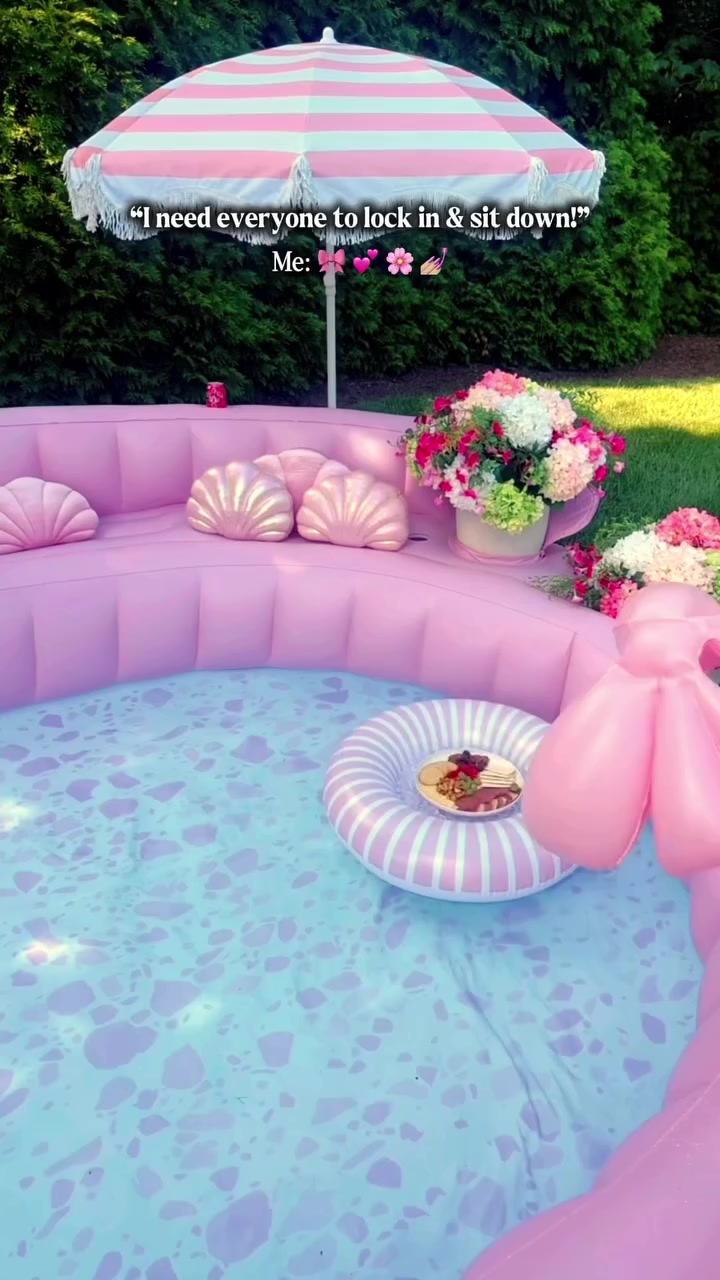 Sofa seating and umbrella